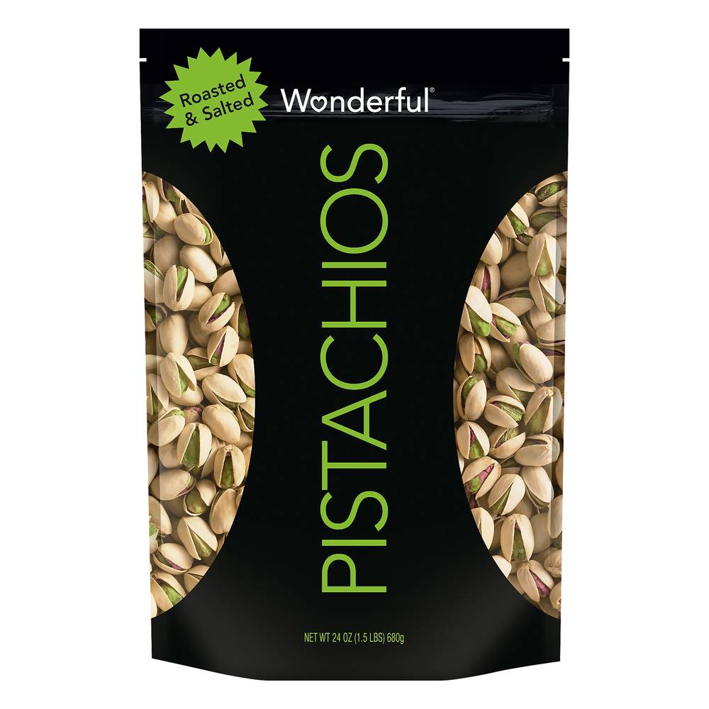 Wonderful Roasted Pistachio, Salted (24 lbs)