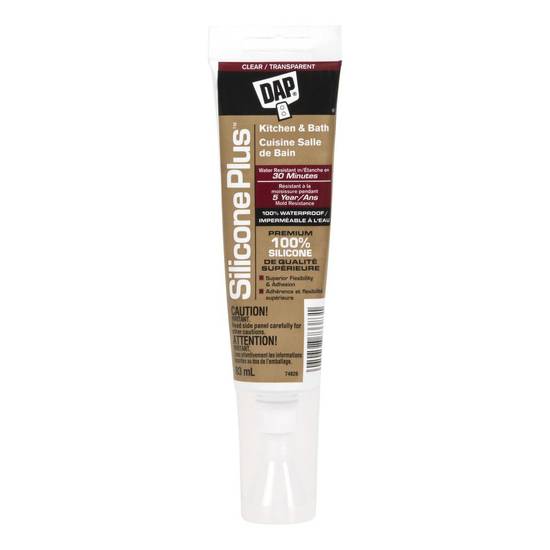 Dap Canada Silicone Plus Kitchen & Bath White Sealant (83 ml)