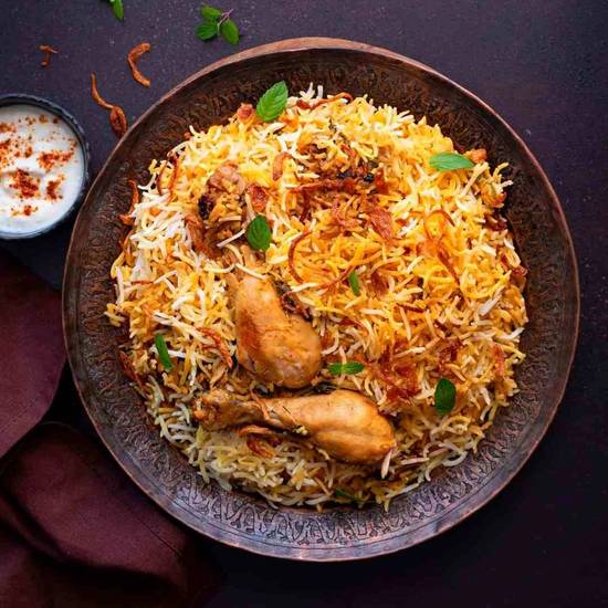 Hyderabadi Chicken Biryani (with bone)