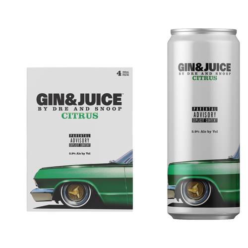 Gin & Juice Gin (4 pack, 88.75 ml)