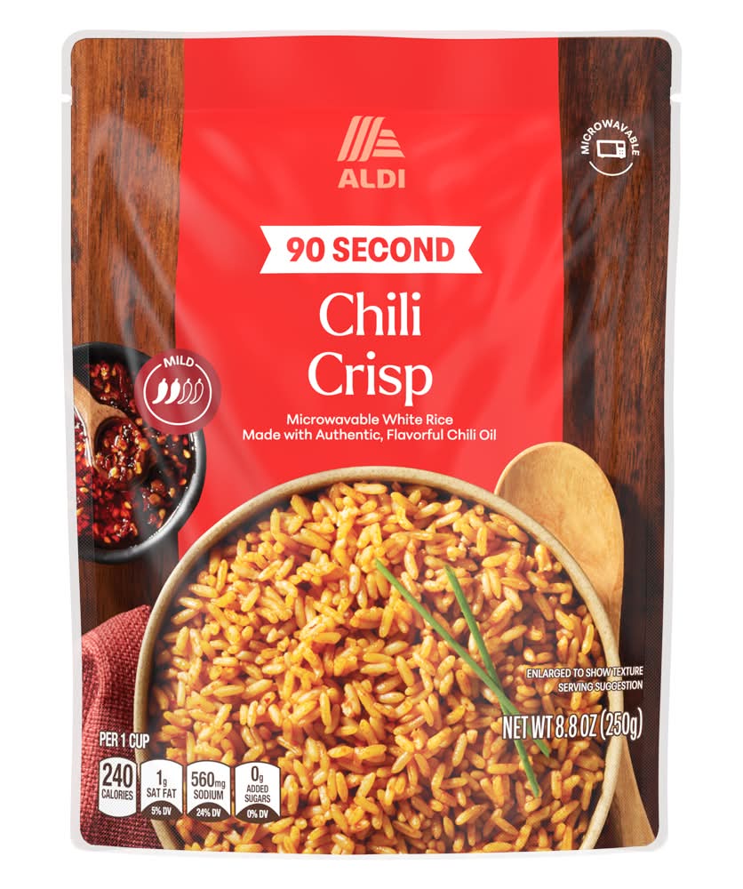 Aldi Chili Crisp Ready to Serve Rice