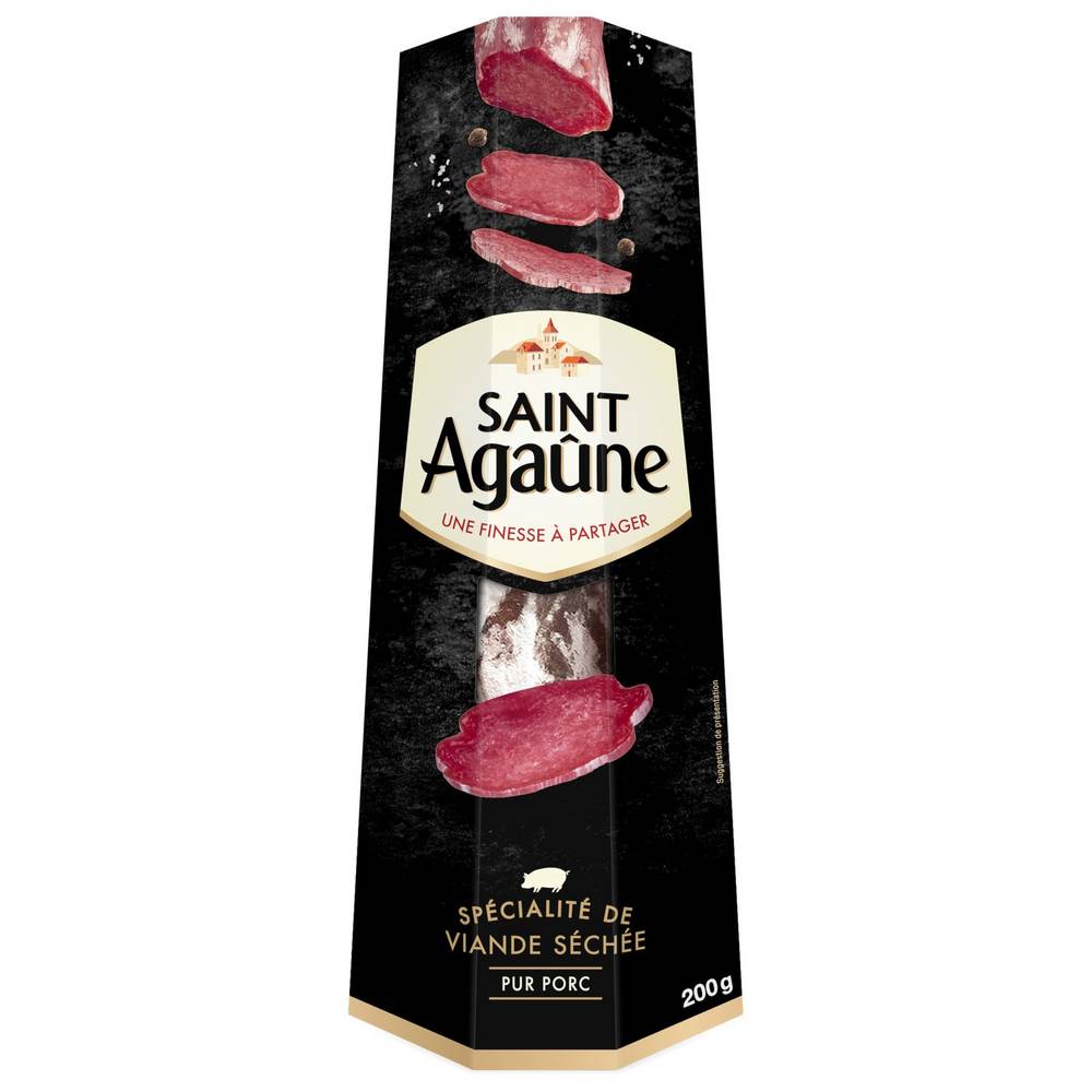 Saint Agaûne - Saucisson séchée (200g)