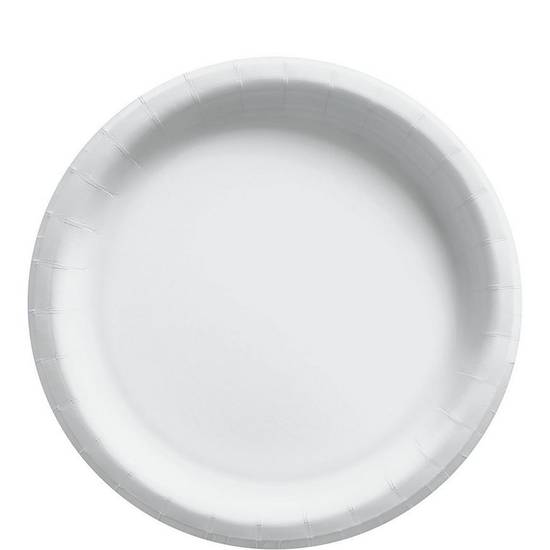 Traditional Holly Christmas Paper Lunch Plates, 8.5in, 50ct