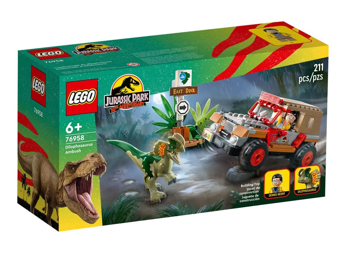 LEGO Jurassic Park Dilophosaurus Ambush (211 ct)