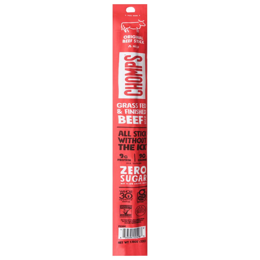 Chomps Grass Fed Snack Stick (beef)