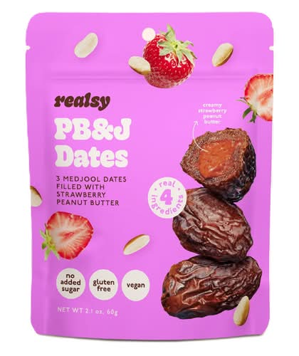 Realsy PB&J Filled Dates, 2.1 oz