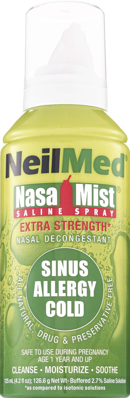 NeilMed Nasa Mist Saline Nasal Spray, 4.2 OZ