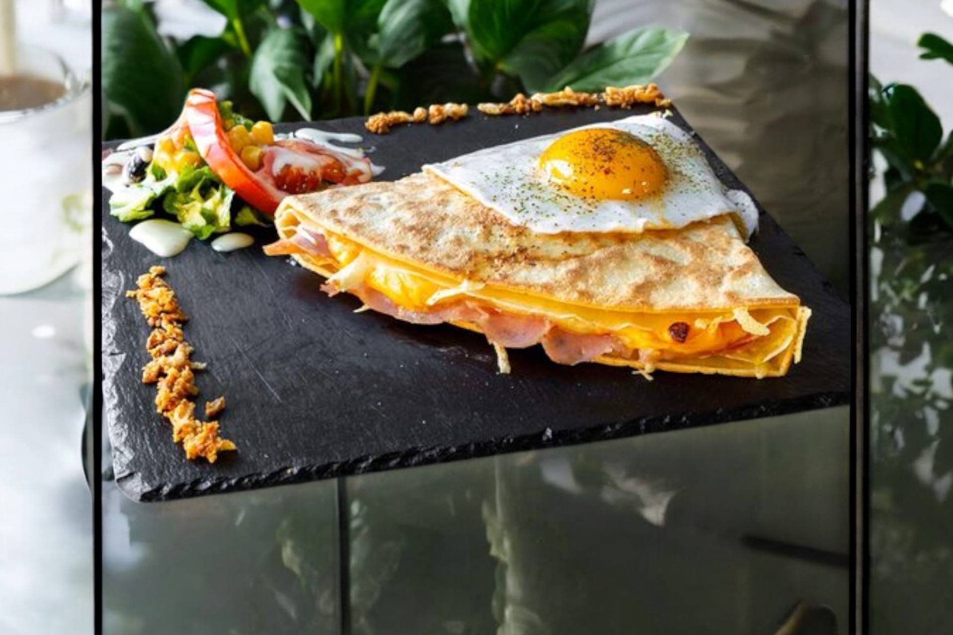 Crêpe fromage œuf🥞