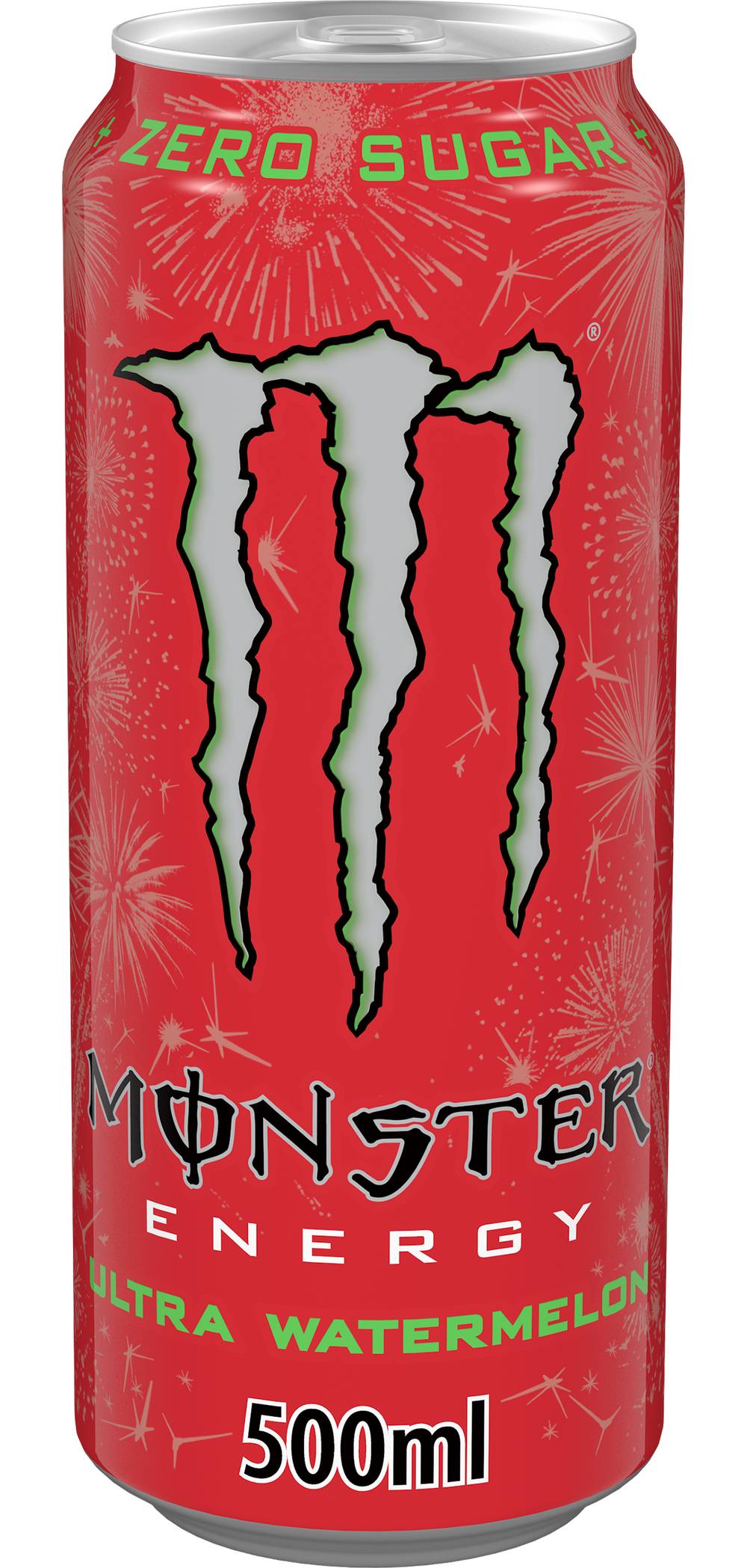 Monster Energy - Boisson énergisante gazeuse saveur pastèque (500ml)