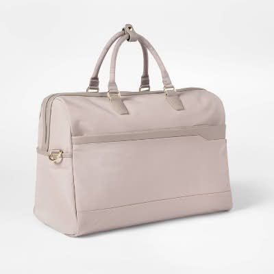 Open Story Signature Weekender Bag, Taupe