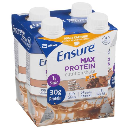 Ensure Max Protein Nutrition Cafe Mocha Shake (4ct)