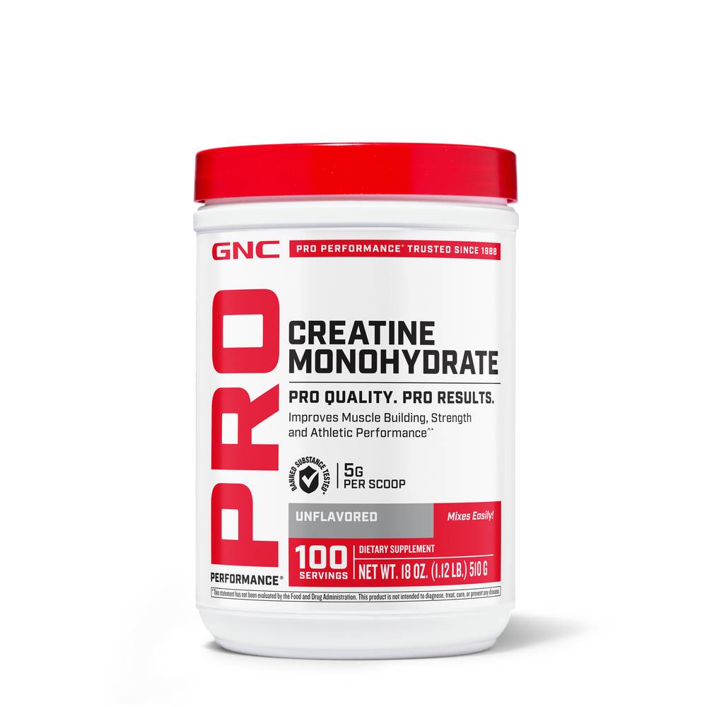 GNC Creatine Monohydrate (18 oz)