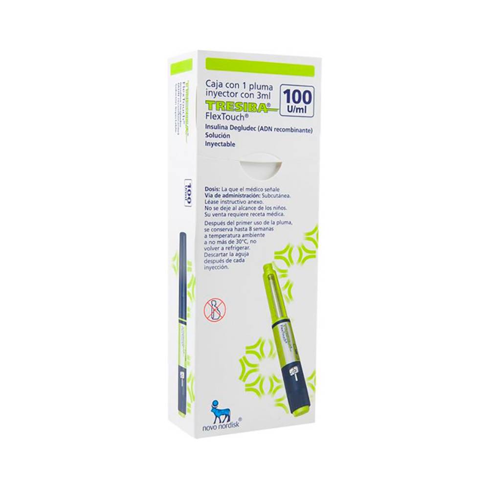 Novo nordisk tresiba insulina degludec solución inyectable 100 u / ml