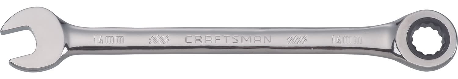 Craftsman 14 Mm 12 Point Metric Ratcheting Wrench 7 In. L 1 Pc