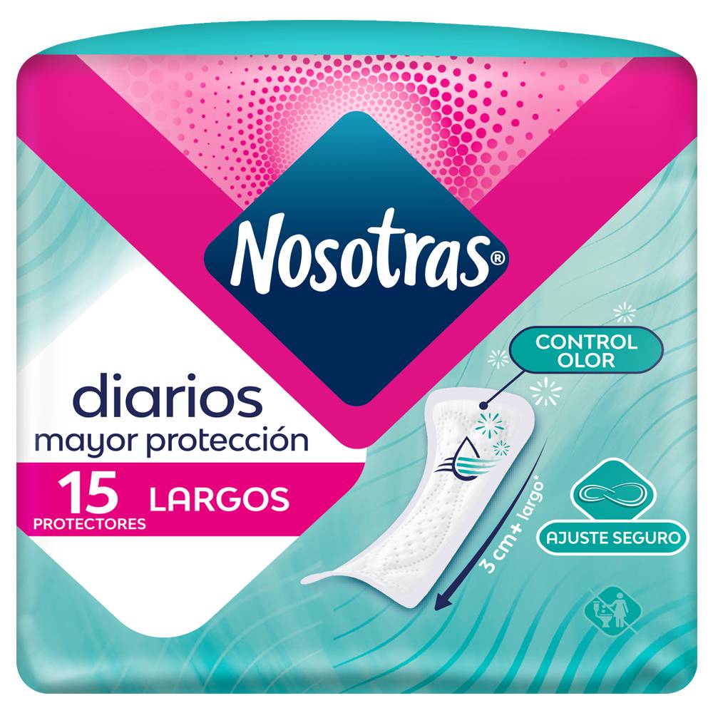 Nosotras PROTECTOR DIARIO LARGOS *15