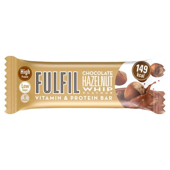 Fulfil Chocolate Hazelnut Whip Flavour Vitamin & Protein Bar 40g