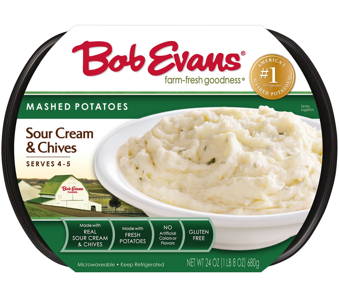 Bob Evans Mashed Potatoes, Sour Cream & Chives (24 oz)