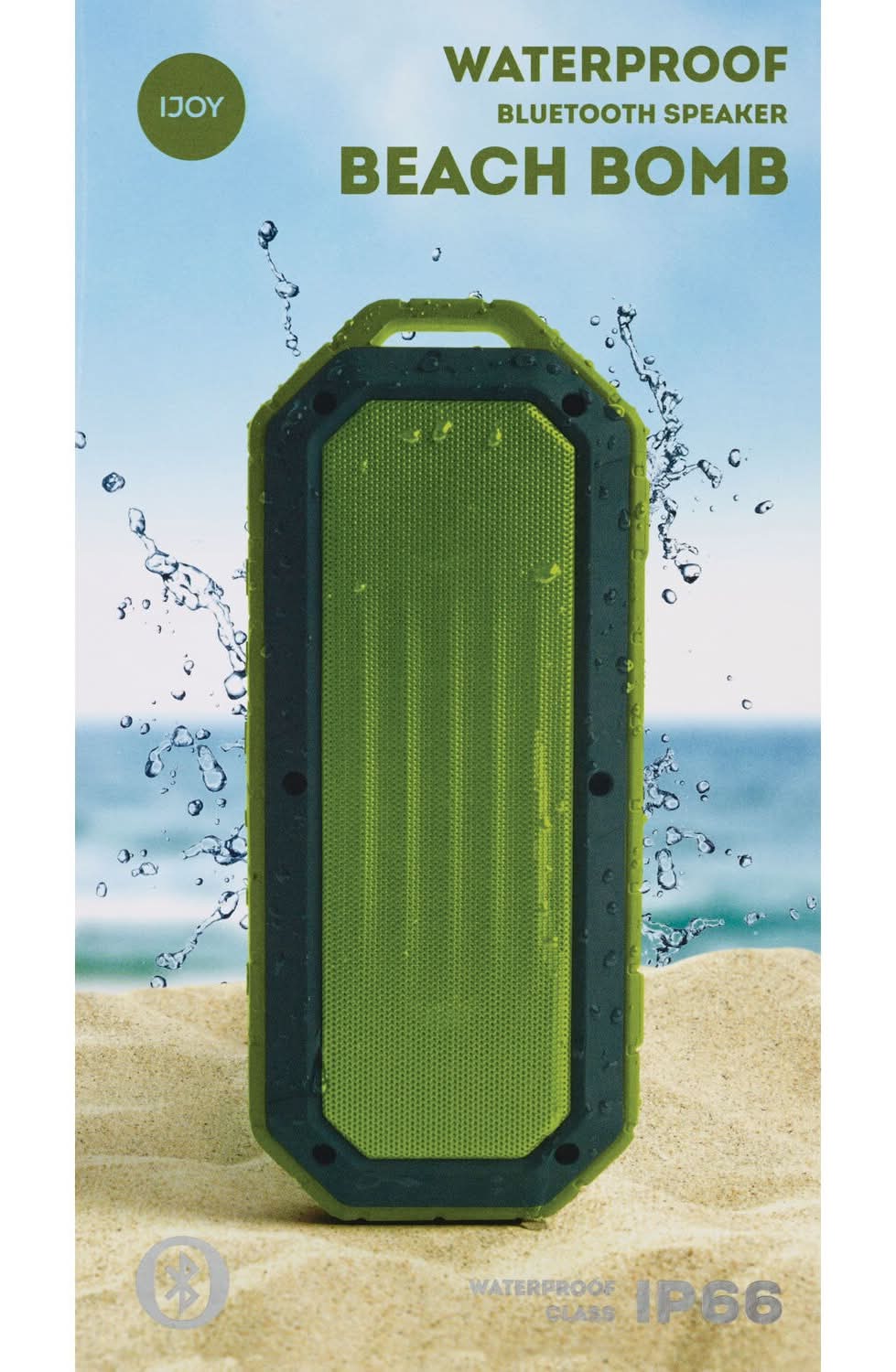 Ijoy Beach Bomb Waterproof Bluetooth Speaker, Assorted Colors