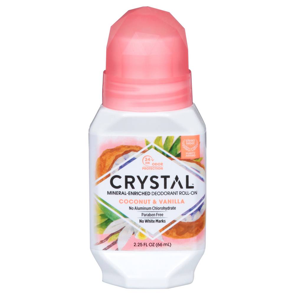 Crystal Roll on Coconut & Vanilla Deodorant