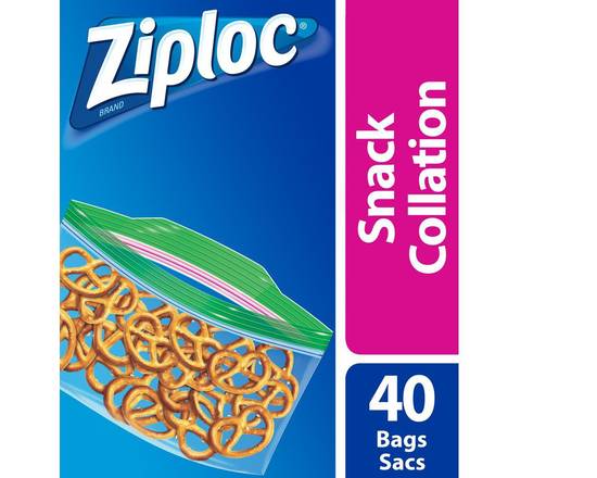 Ziploc · Facile ouvrir petit - Snack bags (40 units)
