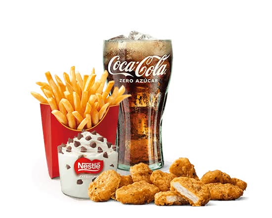 Menú Completo Mediano 9 Black Pepper & Garlic McNuggets
