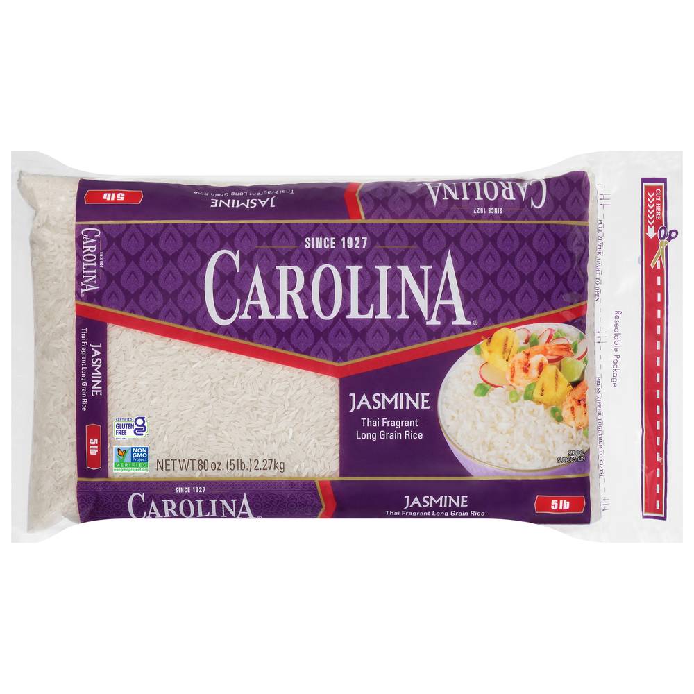 Carolina Jasmine Long Grain Rice (5 lbs)