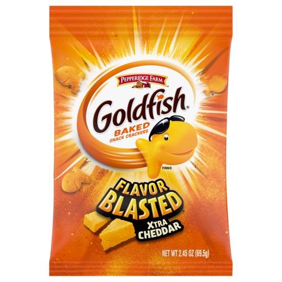 Goldfish Xtra Cheddar Baked Snack Crackers 2.45oz