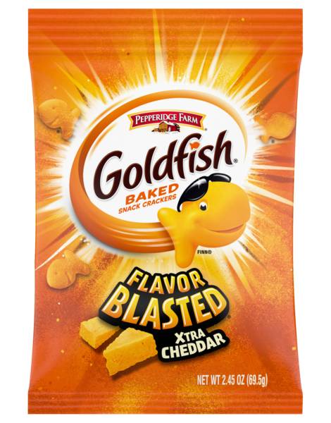 Goldfish Xtra Cheddar Baked Snack Crackers 2.45oz