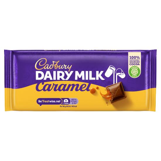 Cadbury Dairy Milk Caramel Chocolate Bar (120g)