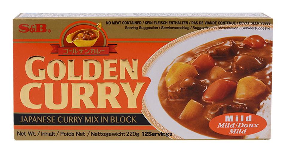 S&B Golden Curry Sauce Mix Mild (220g)