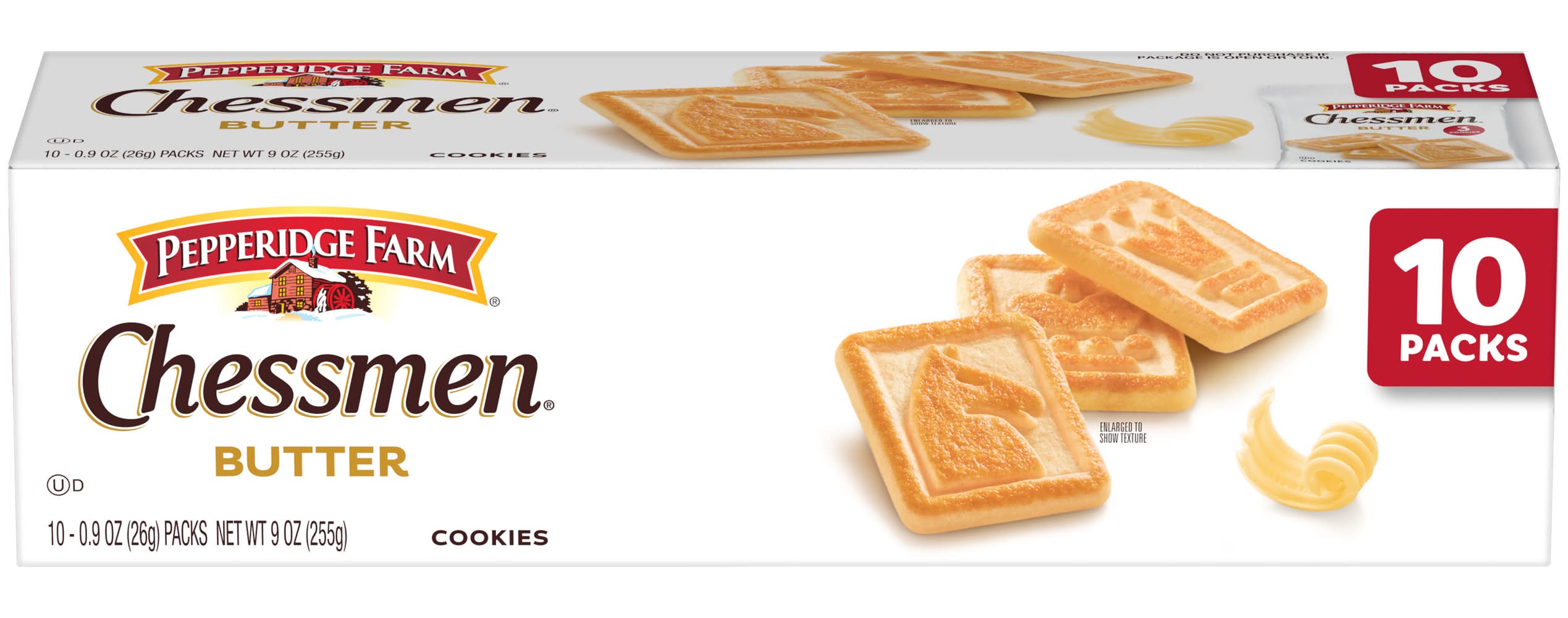 Pepperidge Farm Chessmen Butter Cookies (0.9 oz, 10 ct)