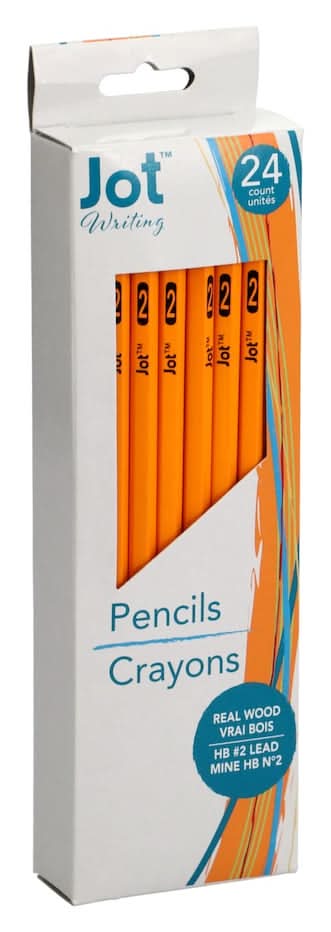 Jot Classic Yellow No 2 Wooden Pencils (24 ct)