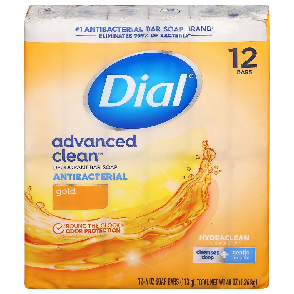 Dial Gold Antibacterial Deodorant Soap (48 oz, 12 ct)