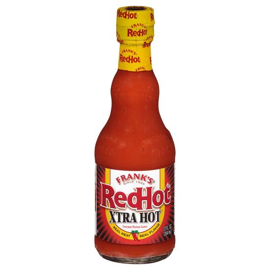 Frank's Redhot Xtra Hot Cayenne Pepper Hot Sauce (12 oz)