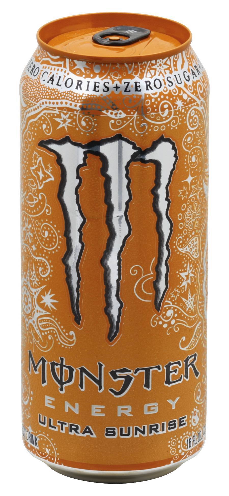 Monster Energy Zero Sugar Energy Drink, Ultra Sunrise (16 fl oz)
