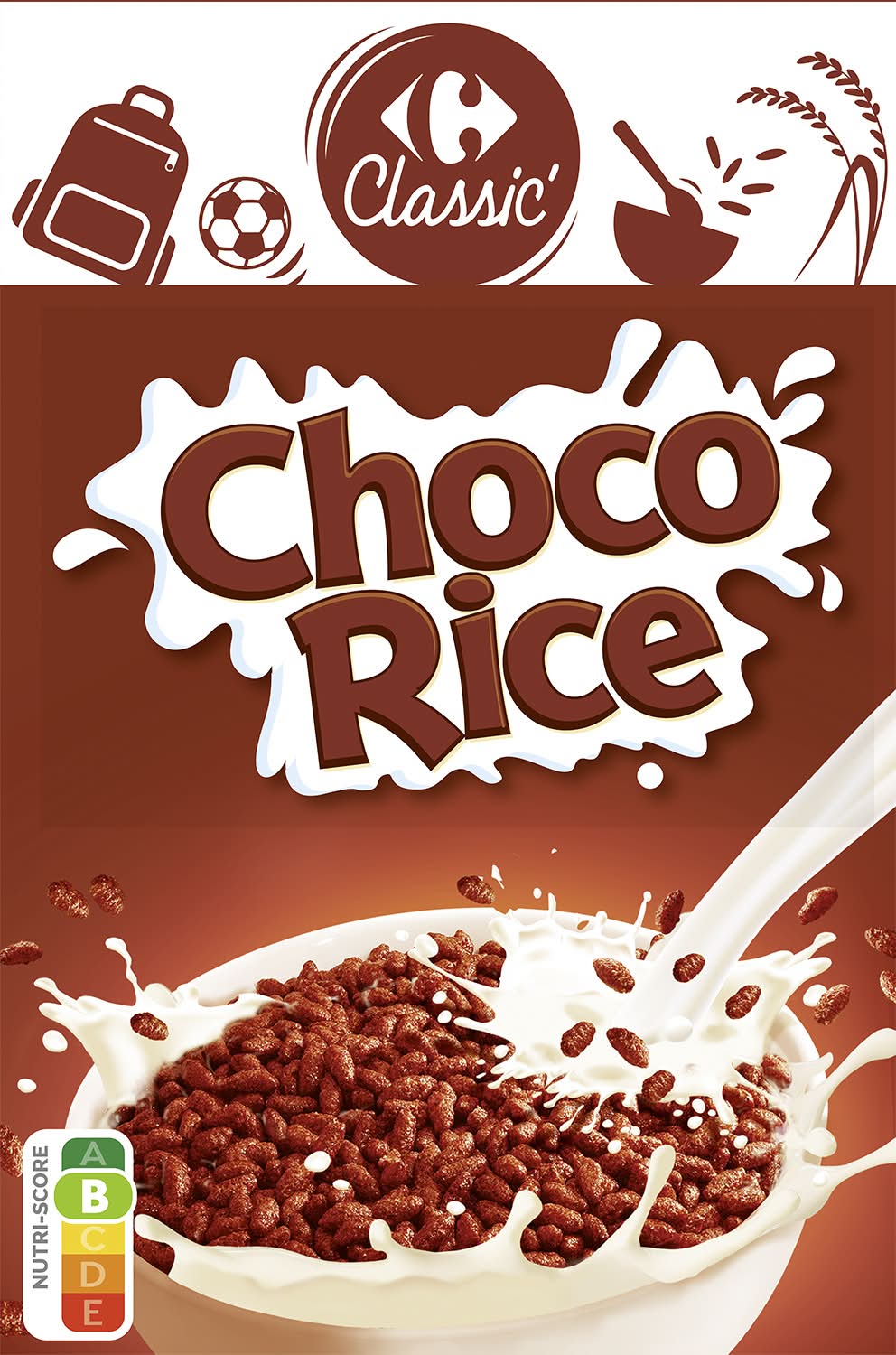 Carrefour Classic' - Céréales de riz au chocolat (375g)