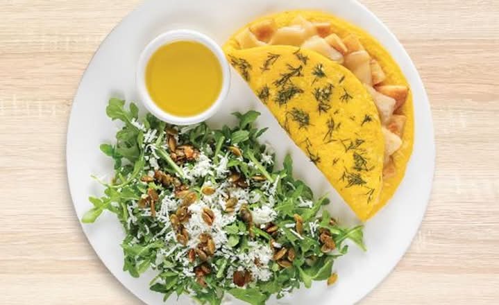 Potato Havarti Dill Omelette