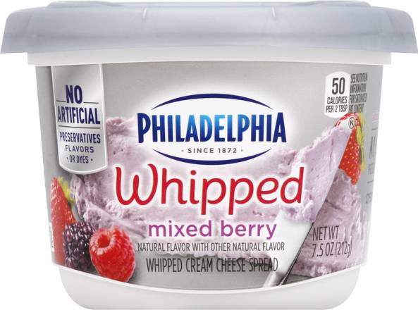 Philadelphia Whipped Mixed Berry Cream Cheese Spread
