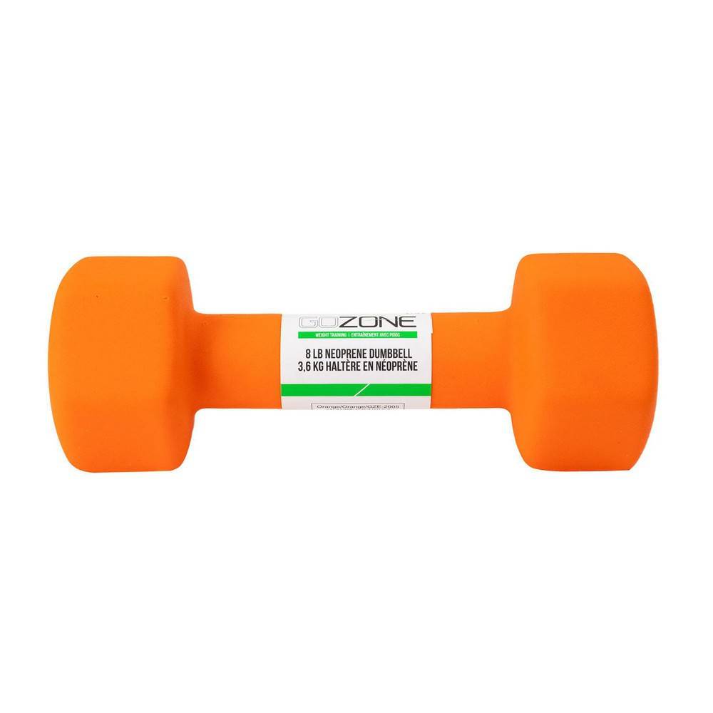 Gozone Neoprene Hex Dumbbell Orange (1 unit)