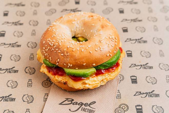 Veggie Breakfast Bagel