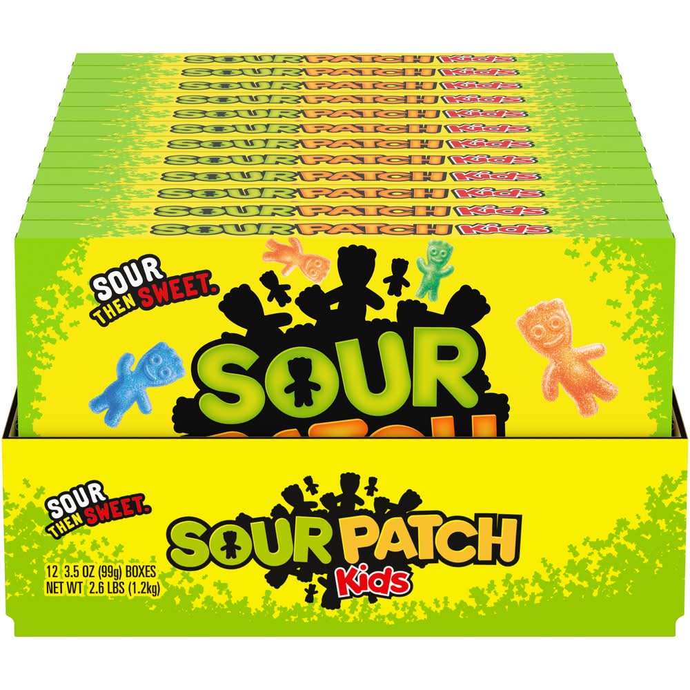 Sour Patch Kids Soft & Chewy Candy, Multicolor (3.5 oz)