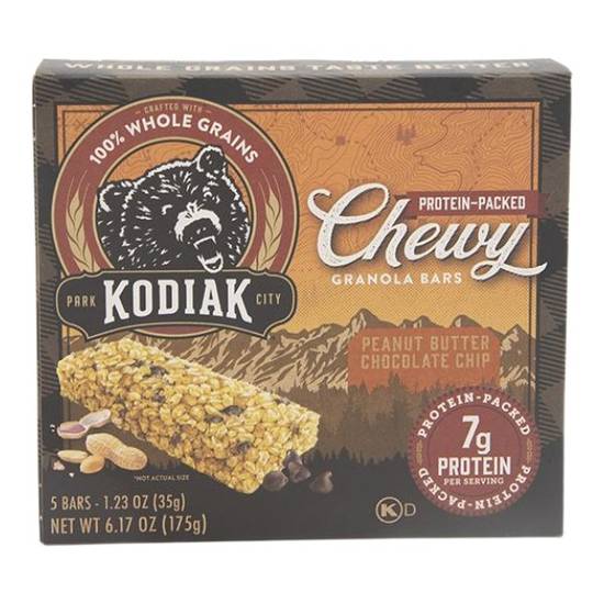 Kodiak Chewy Peanut Butter Chocolate Chip Granola Bars (5 ct)