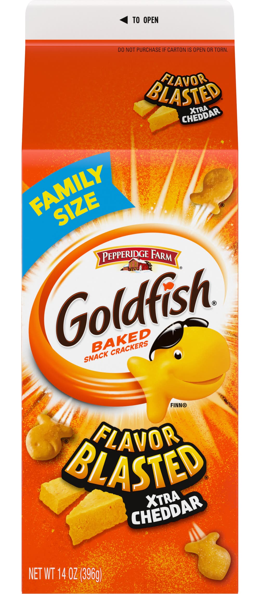 Goldfish Baked Snack Crackers, Xtra Cheddar (14 oz)