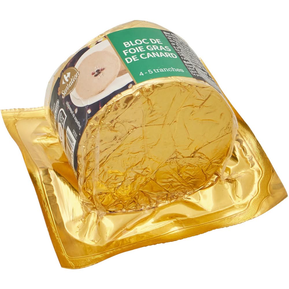 Carrefour Sensation - Bloc de foie gras de canard (190g)