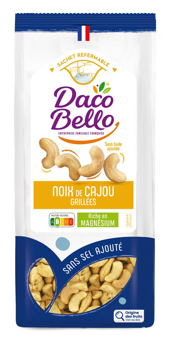Daco Bello - Noix de cajou grillées sans sel ajouté