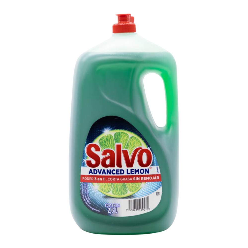 Salvo · Lavatrastes líquido advanced power (2,6 kg)