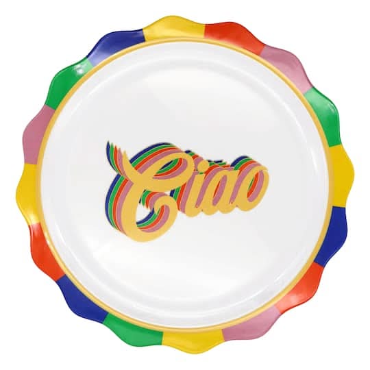 Jonathan Adler Ciao Melamine Serving Platter, 15 in