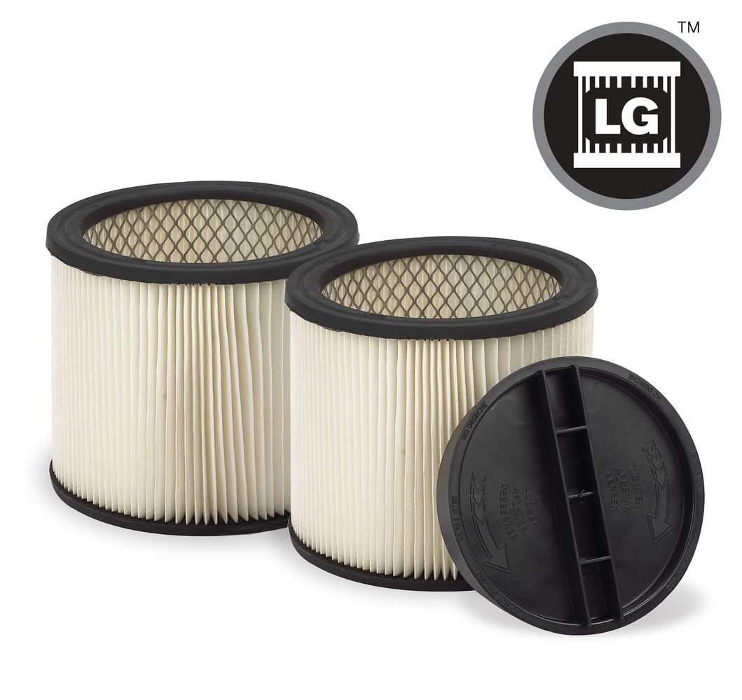 Shop-Vac 2 -Pack Reusable Large Wet/Dry Shop Vacuum Cartridge filter