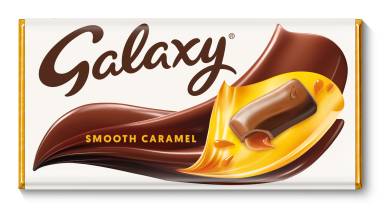 Galaxy Smooth Caramel & Milk Chocolate Bar (135g)
