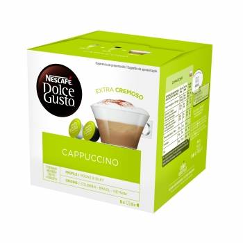 Café Capuccino en cápsulas Nescafe Dolce Gusto 16 unidades de 7 g.